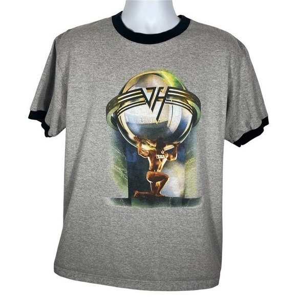 Anvil Other - Van Halen Vintage Men's Sz L 5150 Concert Tour T-Shirt From 2004 Y2k Ringer-1725
